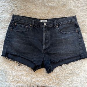 Agolde brand new Parker Cut-Off Denim Shorts